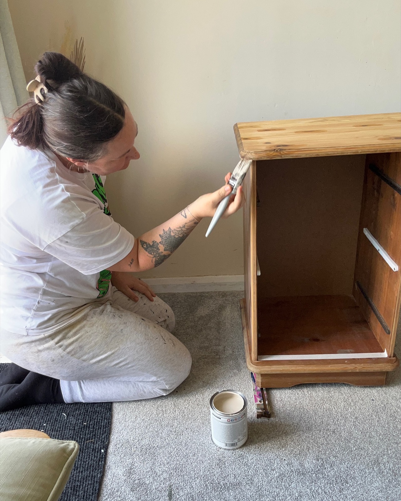 A beautifully restored upcycled piece of furniture by Redo & Renew